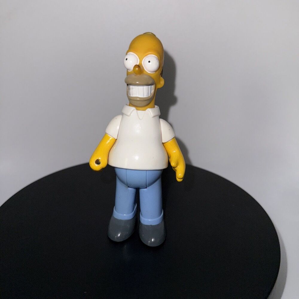 Vintage Homer Simpson 1990 Action Figure Mattel The Simpsons See Back Of Head